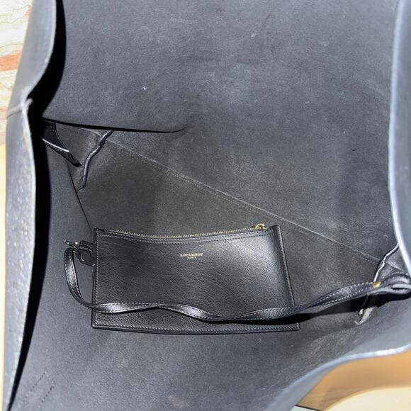 Saint Laurent Shopping Bag East West Tote Smooth Leather - Picture 14 of 14